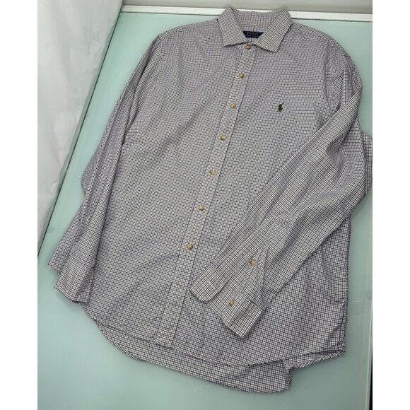 Polo Ralph Lauren Men Shirt Spread Collar Lightweight Long Sleeve Button Up XL - Picture 2 of 6